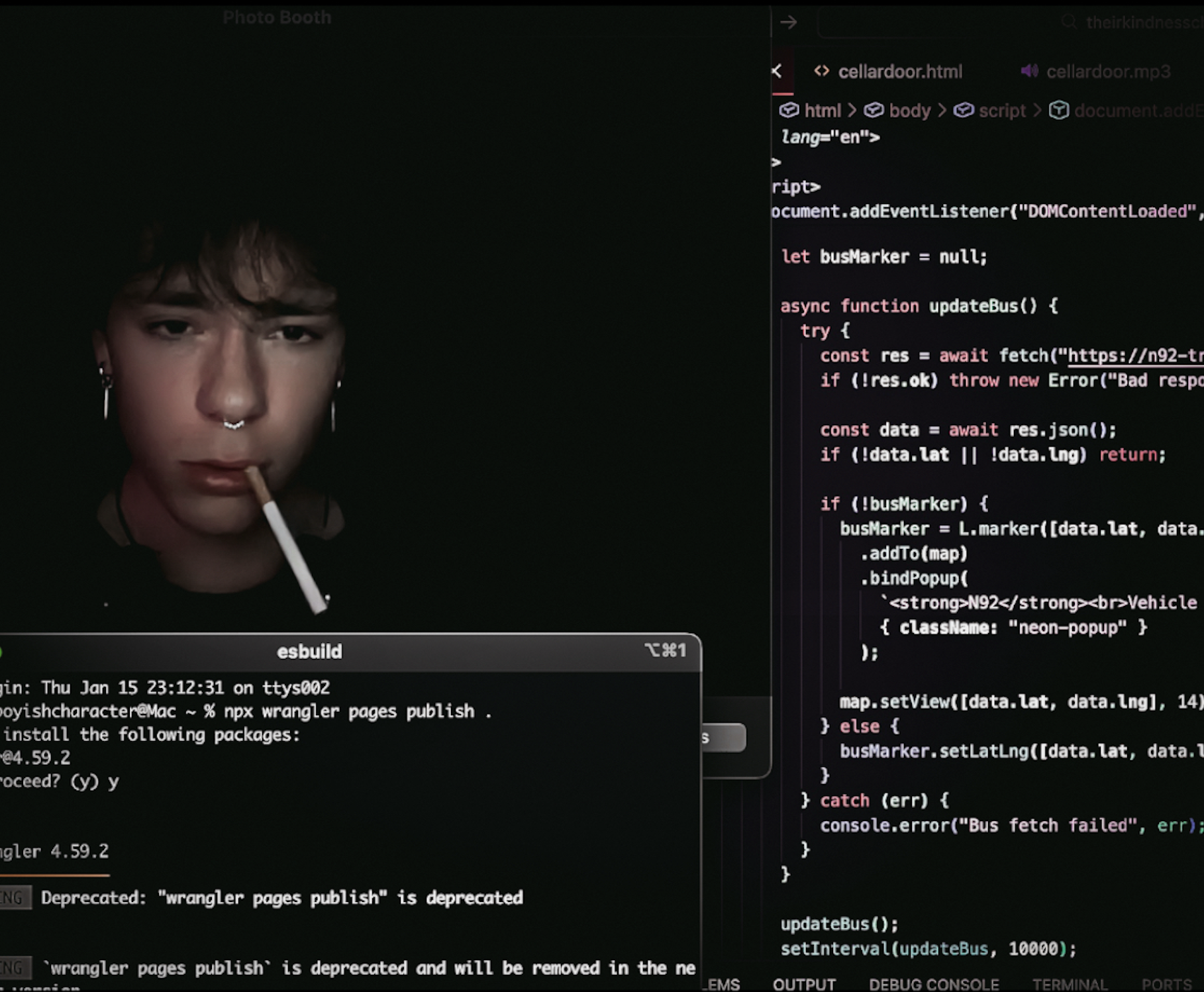 thought I looked kinda laincore lol